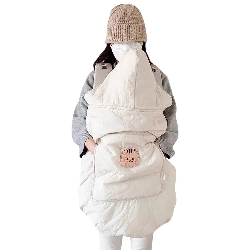 Baby Hooded Stroller Blanket