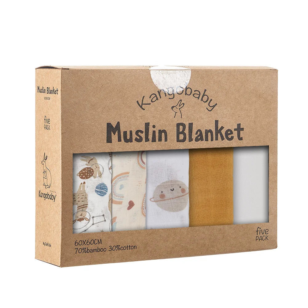 Bamboo Cotton Burp Set