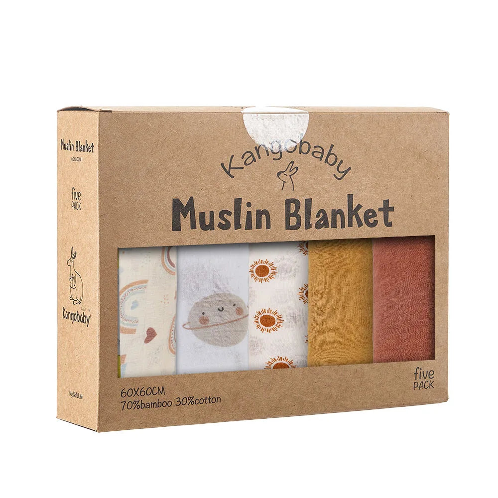 Bamboo Cotton Burp Set