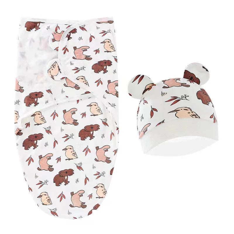 Cartoon Baby Blanket Set