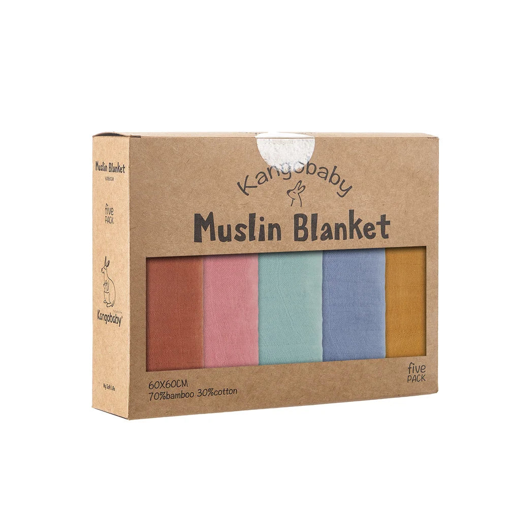 Bamboo Cotton Burp Set